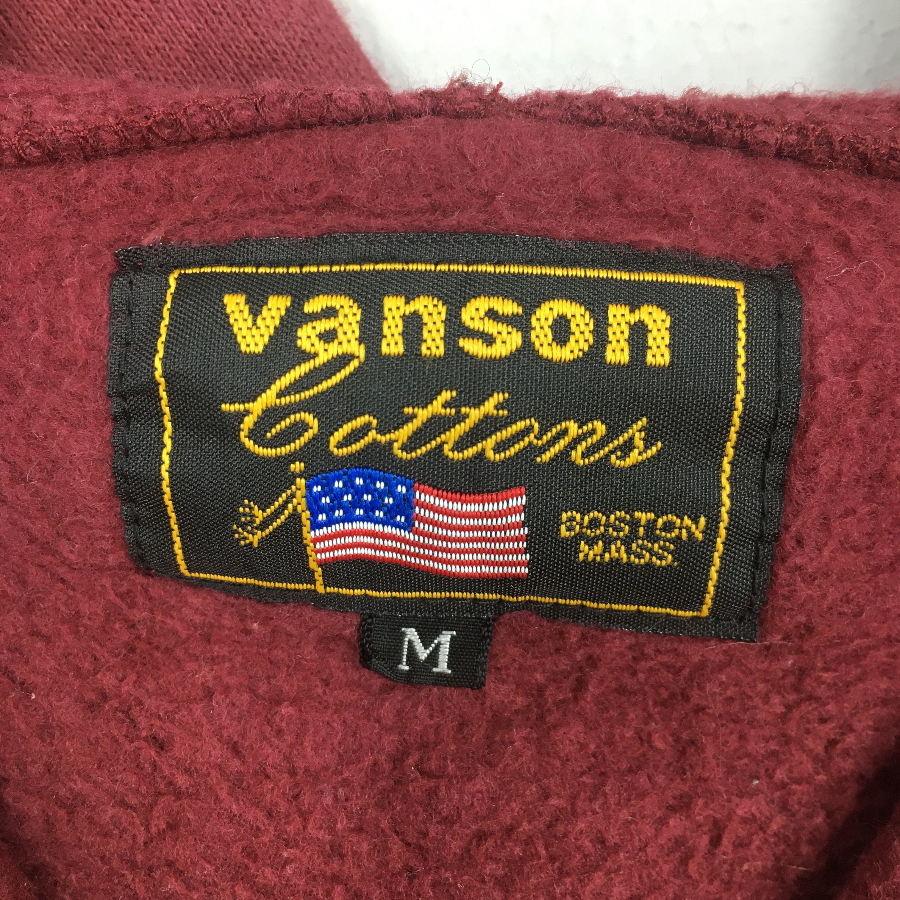 Vintage Vintage Vanson Cotton Motorcycle Club Sweatshirt Medium Size US M / EU 48-50 / 2 - 5 Thumbnail