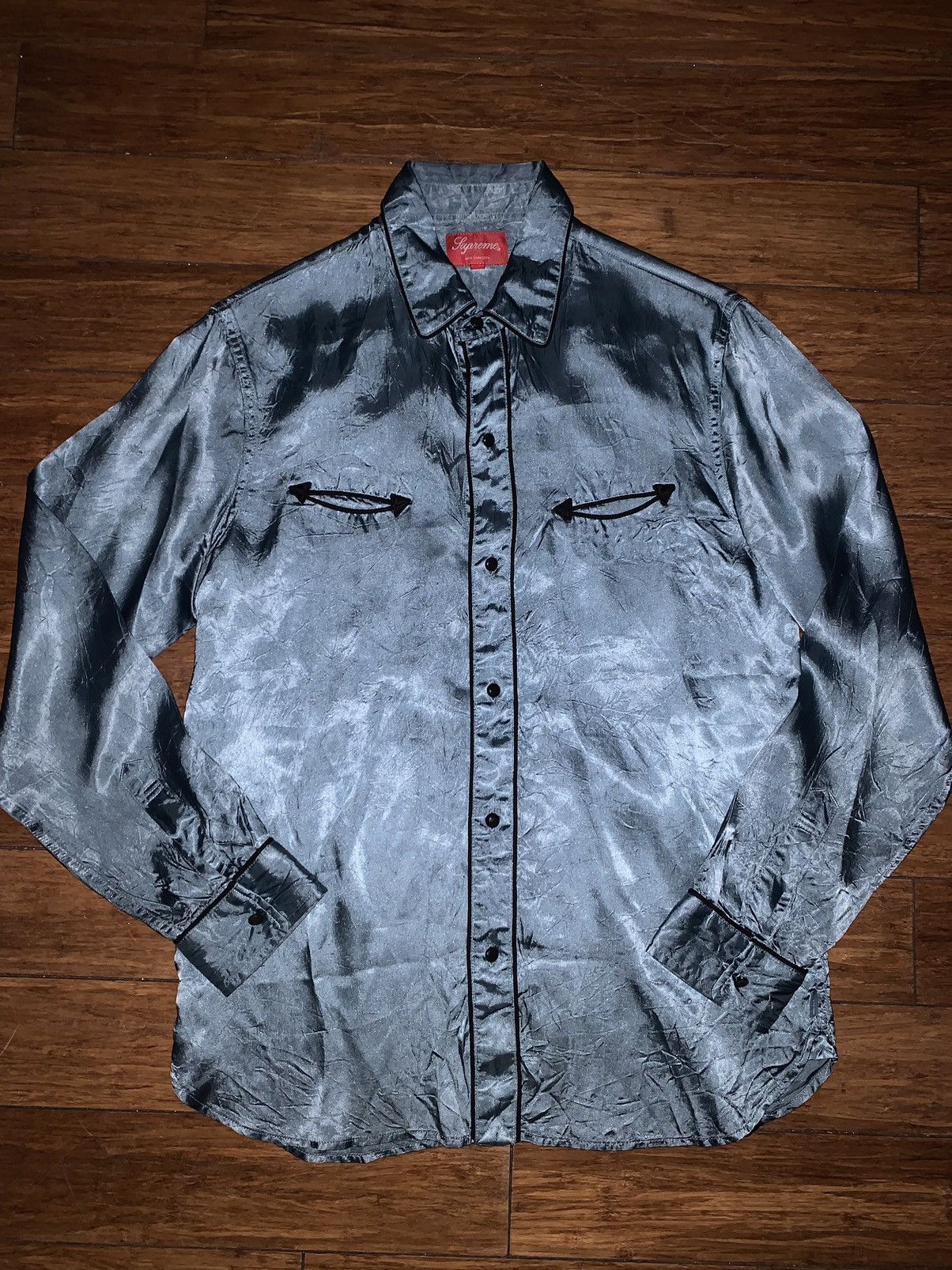 Supreme 2016 supreme satin western shirt Size US M / EU 48-50 / 2 - 1 Thumbnail