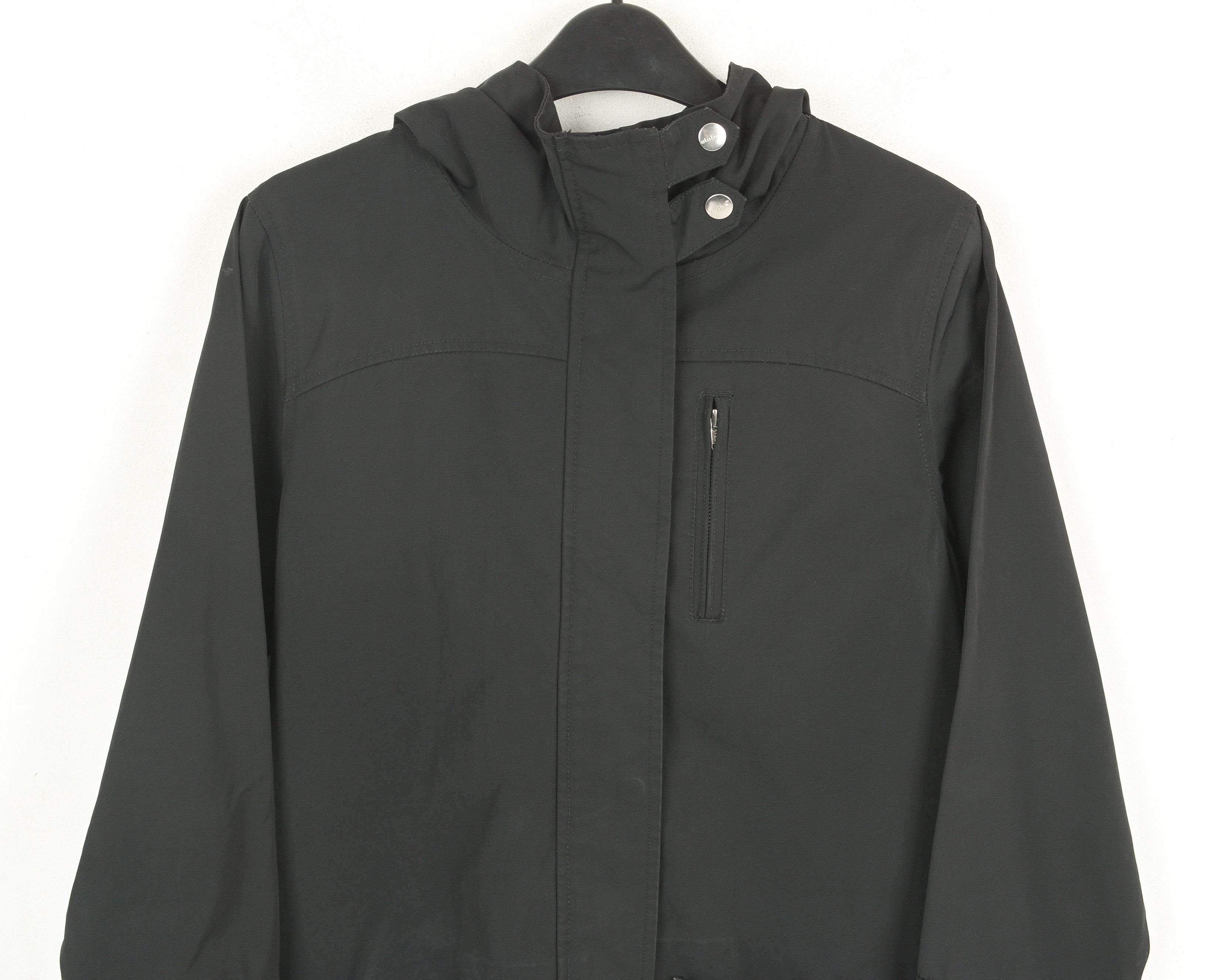 ELVINE MARTIN Womens M Coat UK 12 Jacket US 8 Hooded Rain Cotton Size M / US 6-8 / IT 42-44 - 2 Thumbnail