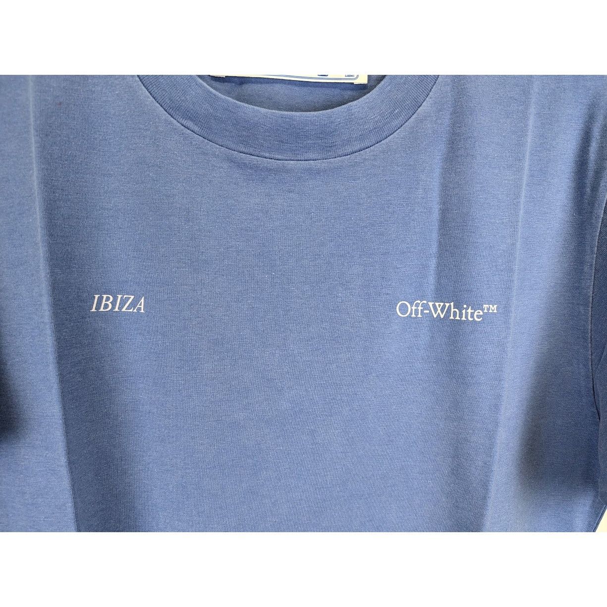 Off-White o1rshd1 SMR-Ibiza T-Shirt in Blue White Size US S / EU 44-46 / 1 - 7 Thumbnail