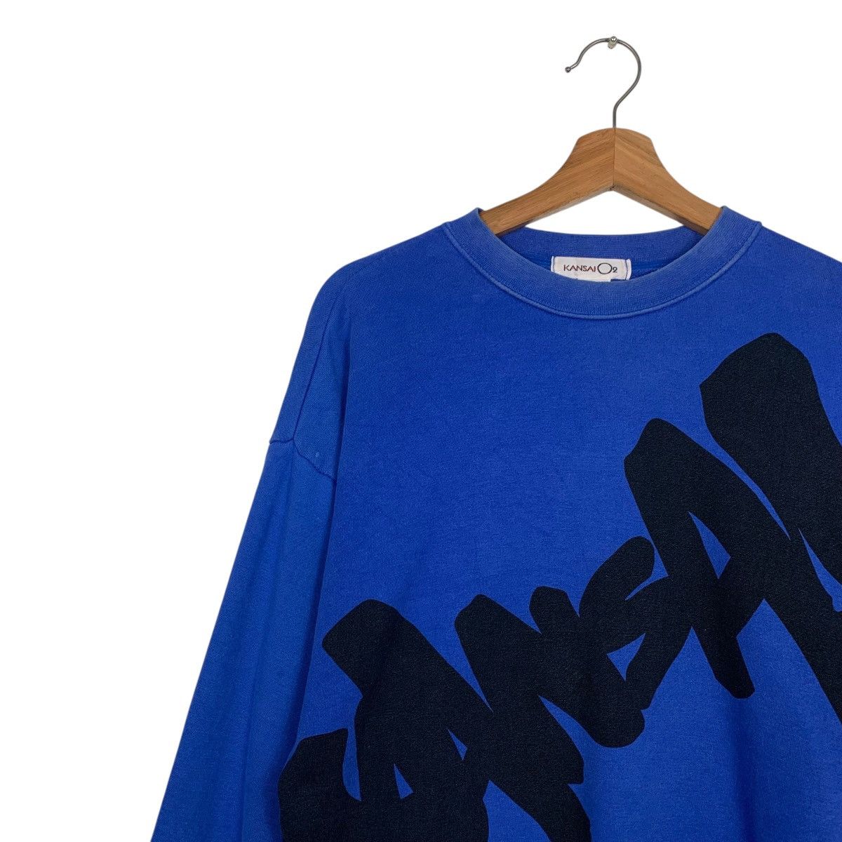 Kansai Yamamoto Vintage 90’s KANSAI Big Logo Crewneck Sweatshirt #3578-C163 Size US M / EU 48-50 / 2 - 3 Thumbnail