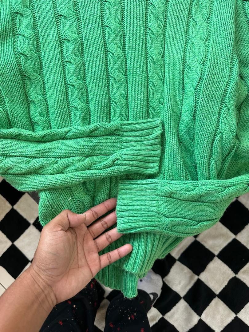 Other × Polo Ralph Lauren × Vintage POLO RALPH LAUREN CABLE KNIT SWEATER Size XL / US 12-14 / IT 48-50 - 3 Thumbnail