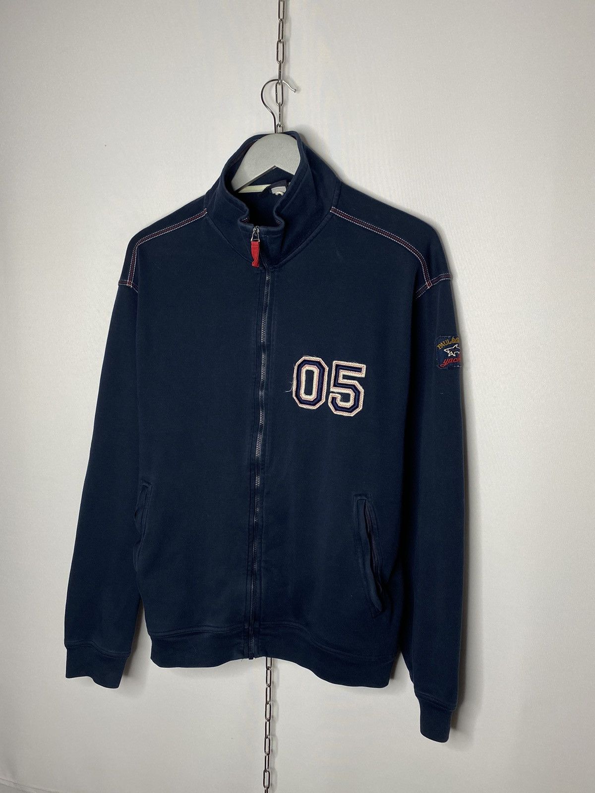 Paul & Shark 🦈Vintage Paul Shark Yachting Full Zip Jacket Hoodie Luxury🦈 Size US L / EU 52-54 / 3 - 2 Thumbnail