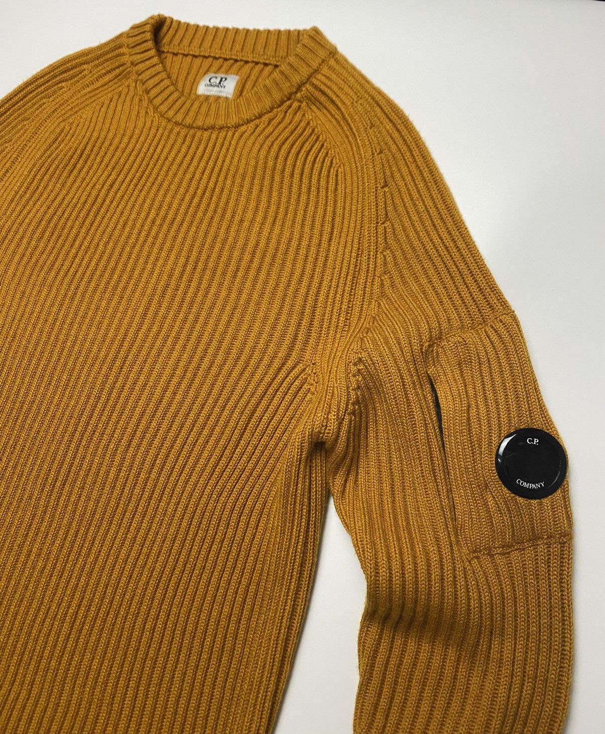 C.P. Company Cp Company Rib Merino Knitted Wool Lens Sweater Size US M / EU 48-50 / 2 - 1 Thumbnail