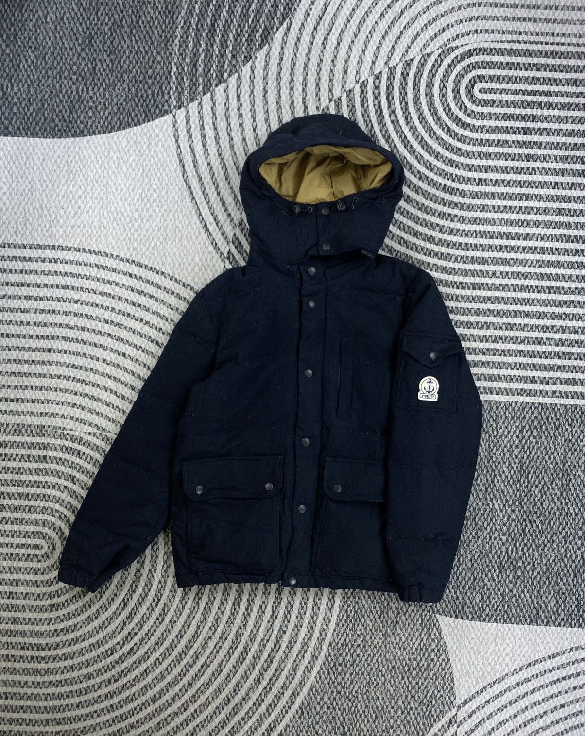 Vintage Fidelity Cotton Fleece Zipper Hooded Jacket