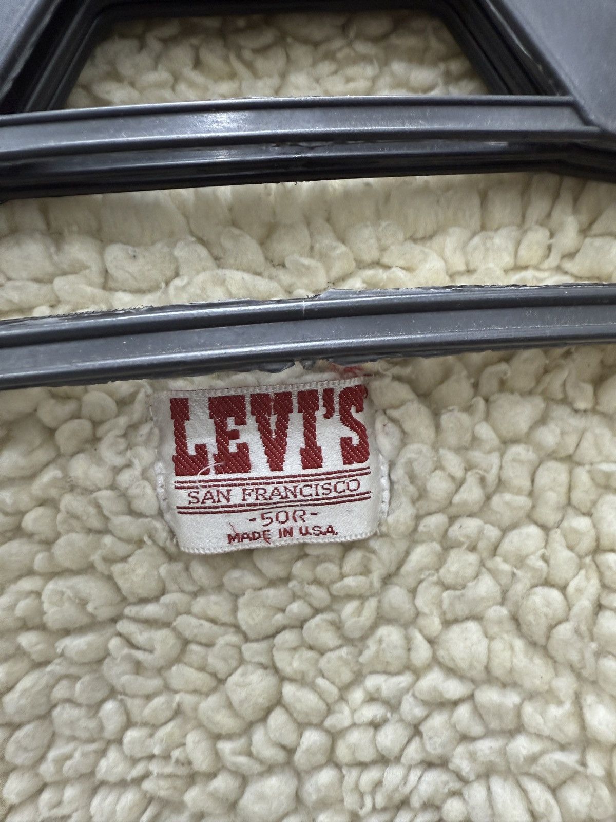Levi's 🔥🔥🔥ARCHIVE VINTAGE 70’s LEVIS DENIM SHERPA JACKET Size US L / EU 52-54 / 3 - 8 Thumbnail