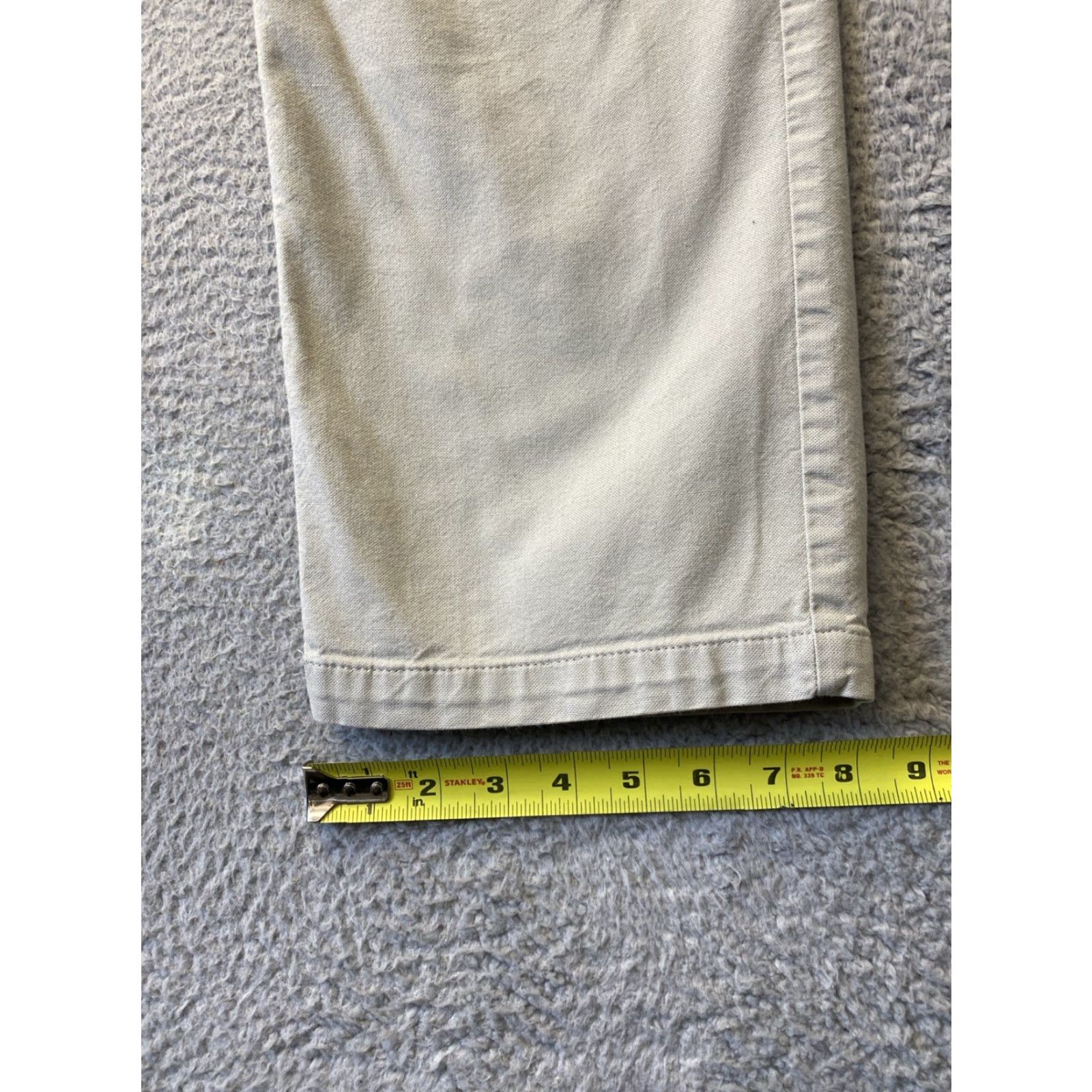 The North Face The North Face Pants Mens 40x34 Denim Carpenter Flat Front 5-Pocket Straight Regular Light Sage Green Size US 40 / EU 56 - 6 Thumbnail
