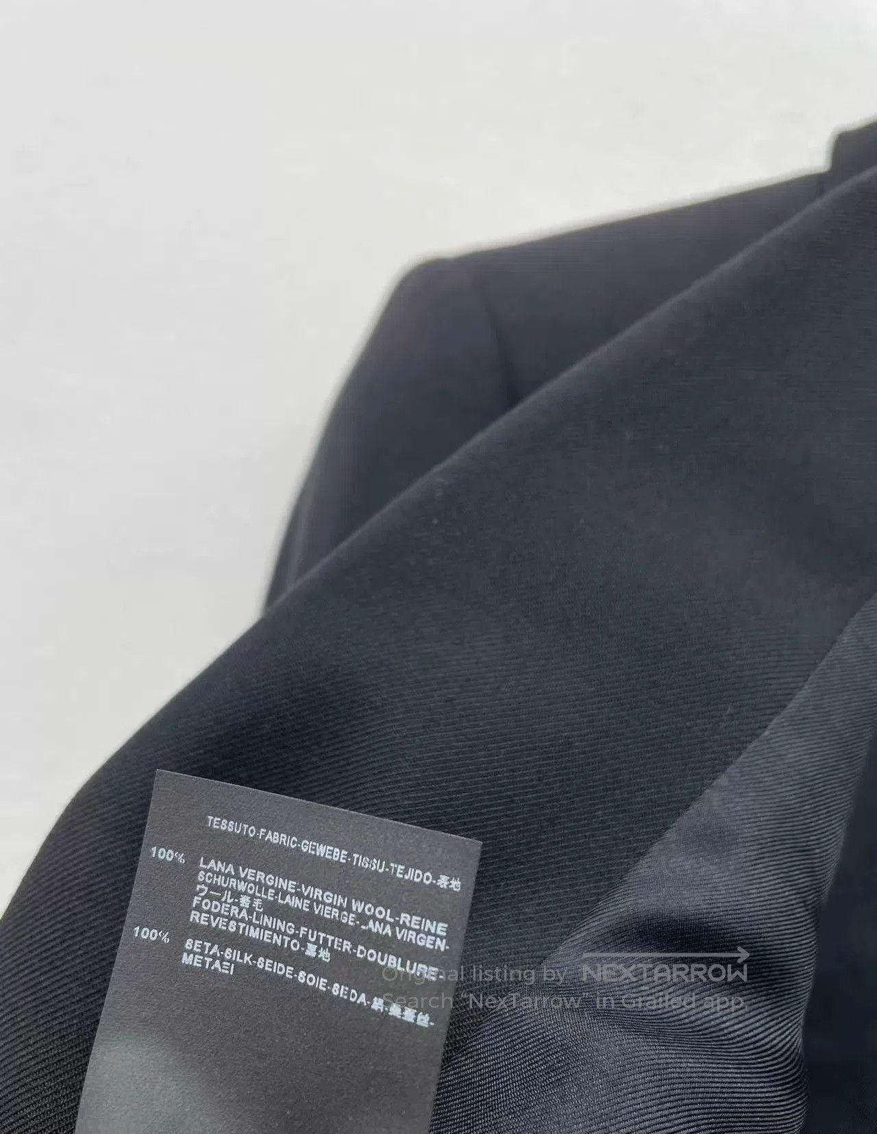 Saint Laurent Paris Saint Laurent Black Wool Blazer. Size US L / EU 52-54 / 3 - 8 Thumbnail