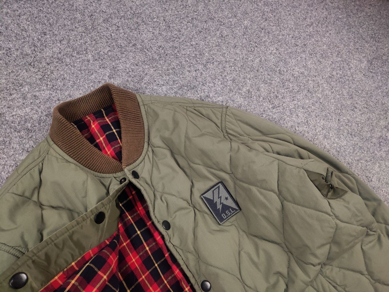 Diesel Diesel Reversible Quilted military Cordura Bomber Jacket Size US XL / EU 56 / 4 - 6 Thumbnail