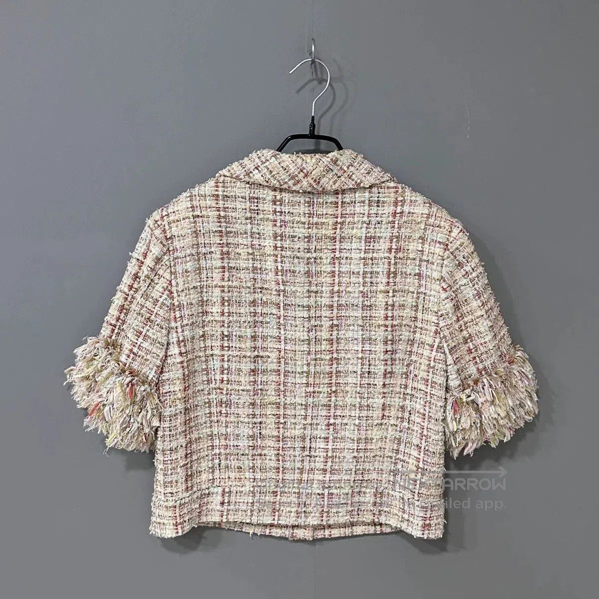 Chanel chanel versailles tweed jacket in beige. Size L / US 10 / IT 46 - 3 Thumbnail
