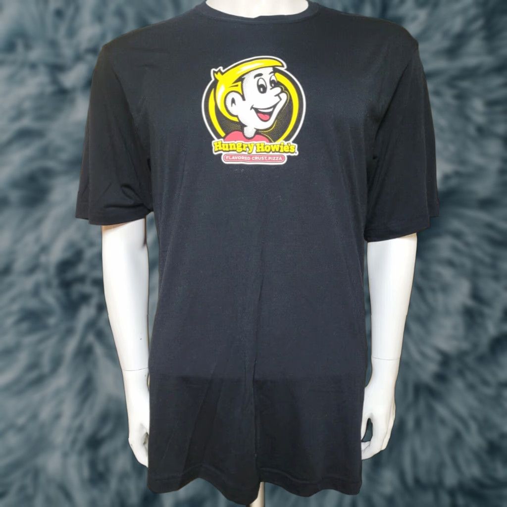 Logo 7 Hungry Howie's Pizza Logo Uniform Worker Performance T Shirt XL Michigan Shirt Men Graphic Tee Short Sleeve Crew Neck Black Sport Tek Size US XL / EU 56 / 4 - 1 Thumbnail