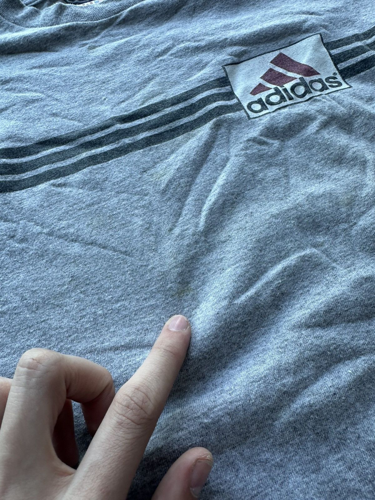 Adidas USA MADE unisex🚨 VNTG ADIDAS RARE T Y2K STYLE ARCHIVE OVER Size US XS / EU 42 / 0 - 7 Thumbnail