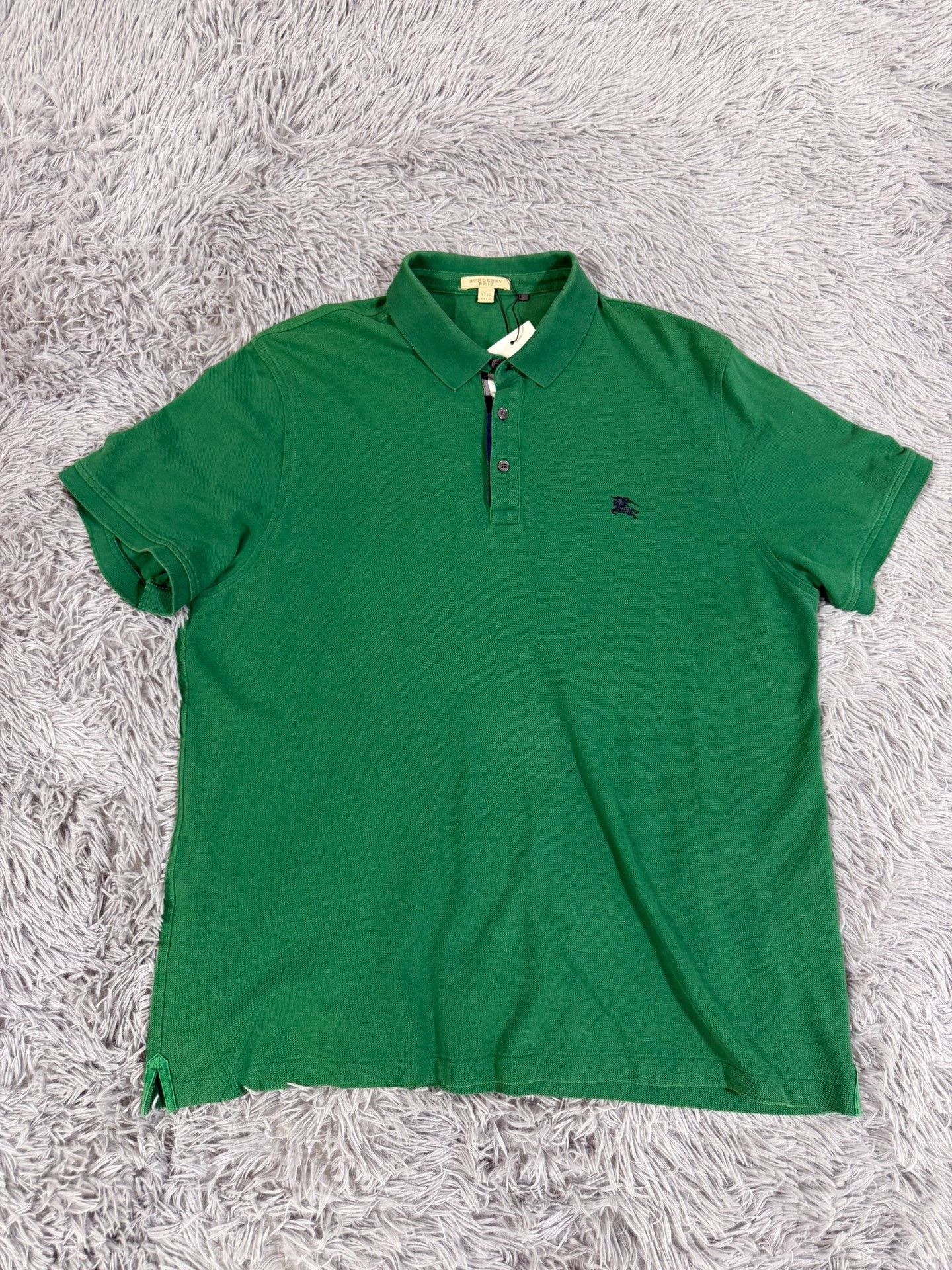 Burberry Burberry Retro Embroidered Green T-Shirt xxl Men Size US XXL / EU 58 / 5 - 1 Thumbnail