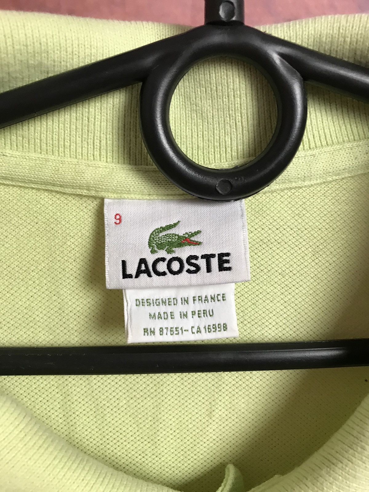 Lacoste Vintage Lacoste luxury polo tee Size US XXL / EU 58 / 5 - 3 Thumbnail