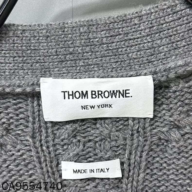 Thom Browne Thom Browne Gray Knitted Cardigan Size US XXS / EU 40 - 4 Thumbnail
