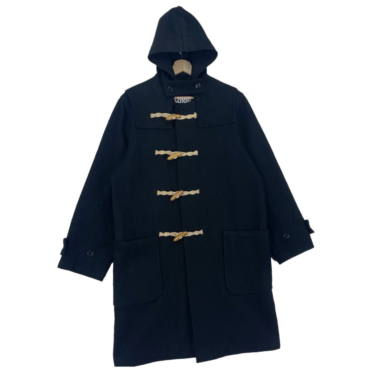 Schott × Vintage Vintage Schott Black Duffle Coat Size US M / EU 48-50 / 2 - 3 Thumbnail