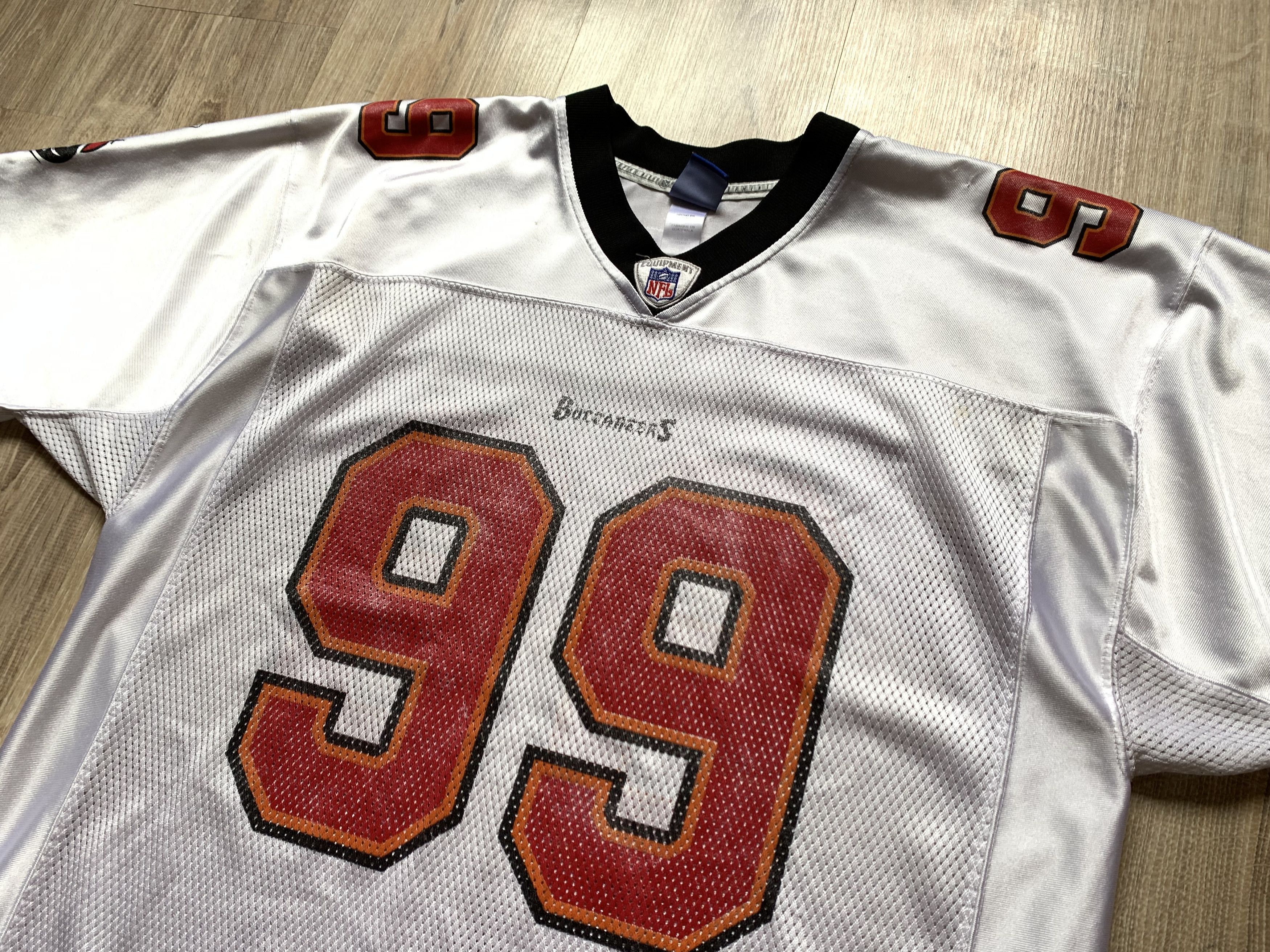 NFL × Reebok × Vintage Reebok NFL Tampa Bay Buccaneers Warren Sapp #99 Jersey Size US L / EU 52-54 / 3 - 4 Thumbnail