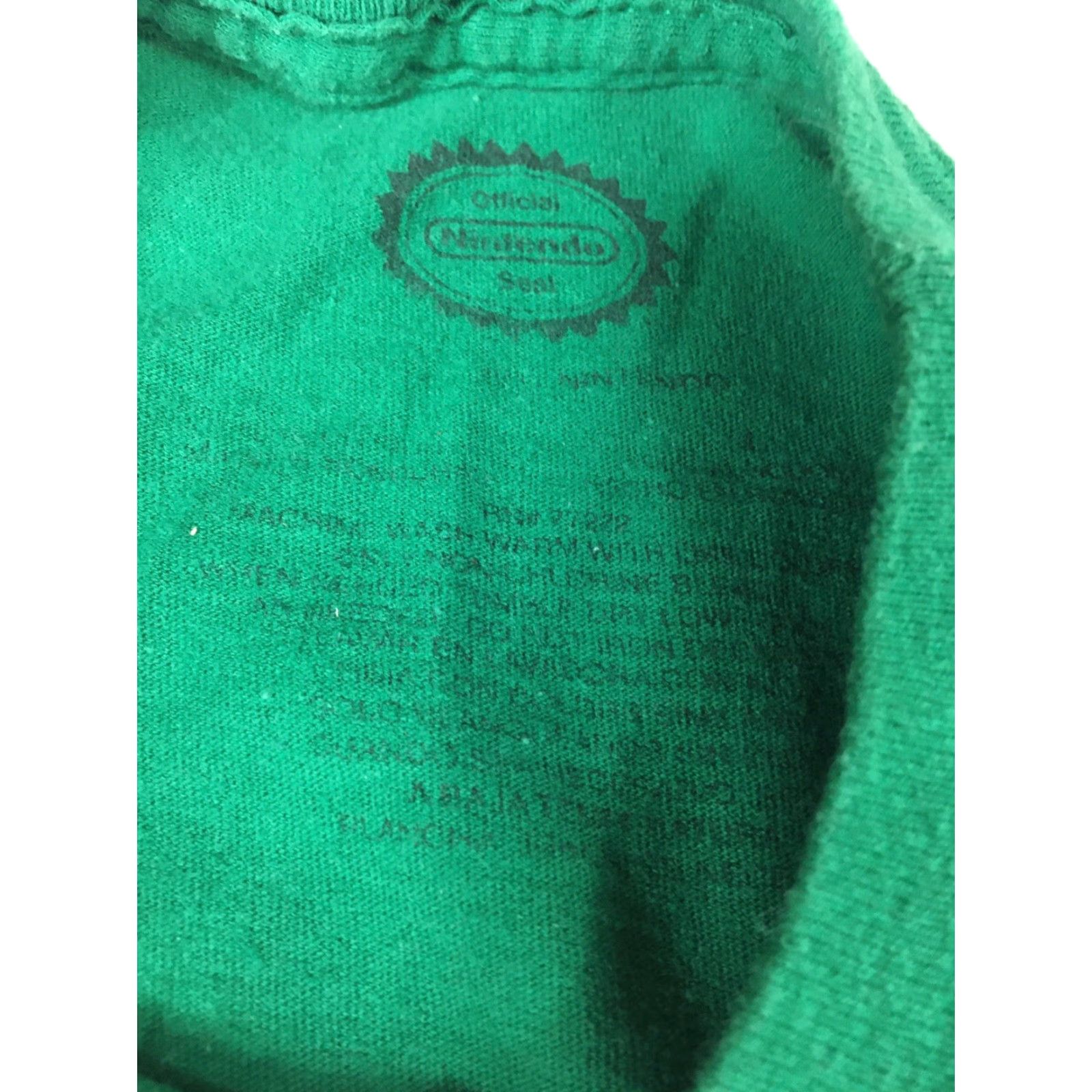 Nintendo VINTAGE Legend of Zelda T-shirt Nintendo Graphic Tee Kelly Green Men L Green EUC Size US L / EU 52-54 / 3 - 3 Thumbnail
