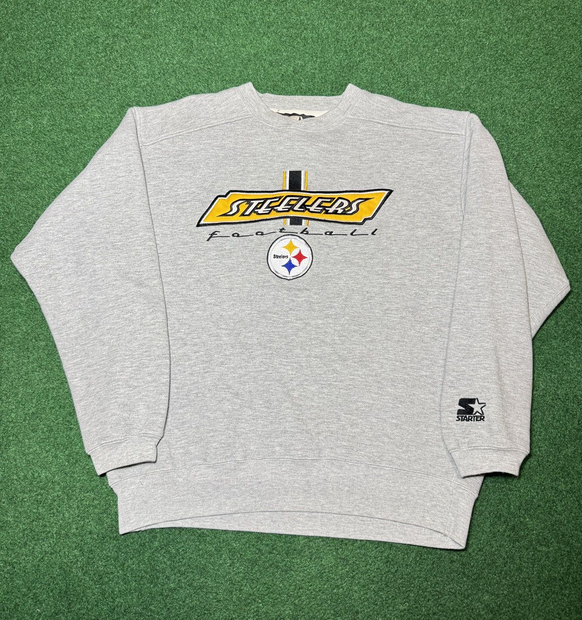 Starter Vintage 90s Pittsburgh Steelers Starter M/L Sweatshirt Size US M / EU 48-50 / 2 - 1 Thumbnail