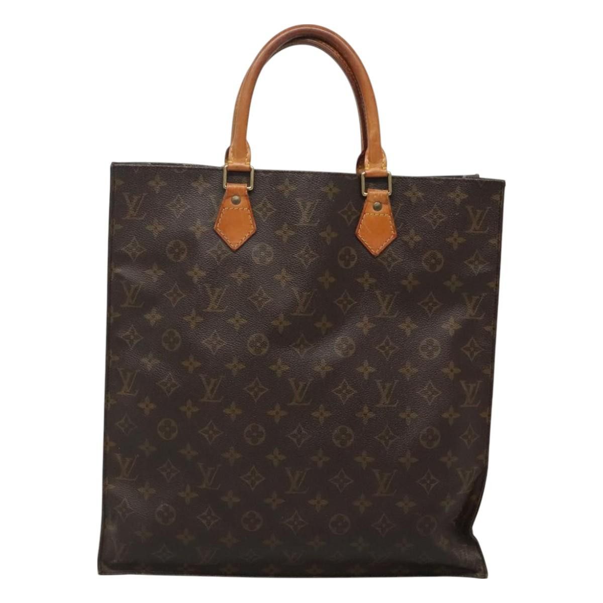 Louis Vuitton LOUIS VUITTON Monogram Sac Plat Hand Bag M51140 Size ONE SIZE - 13 Thumbnail