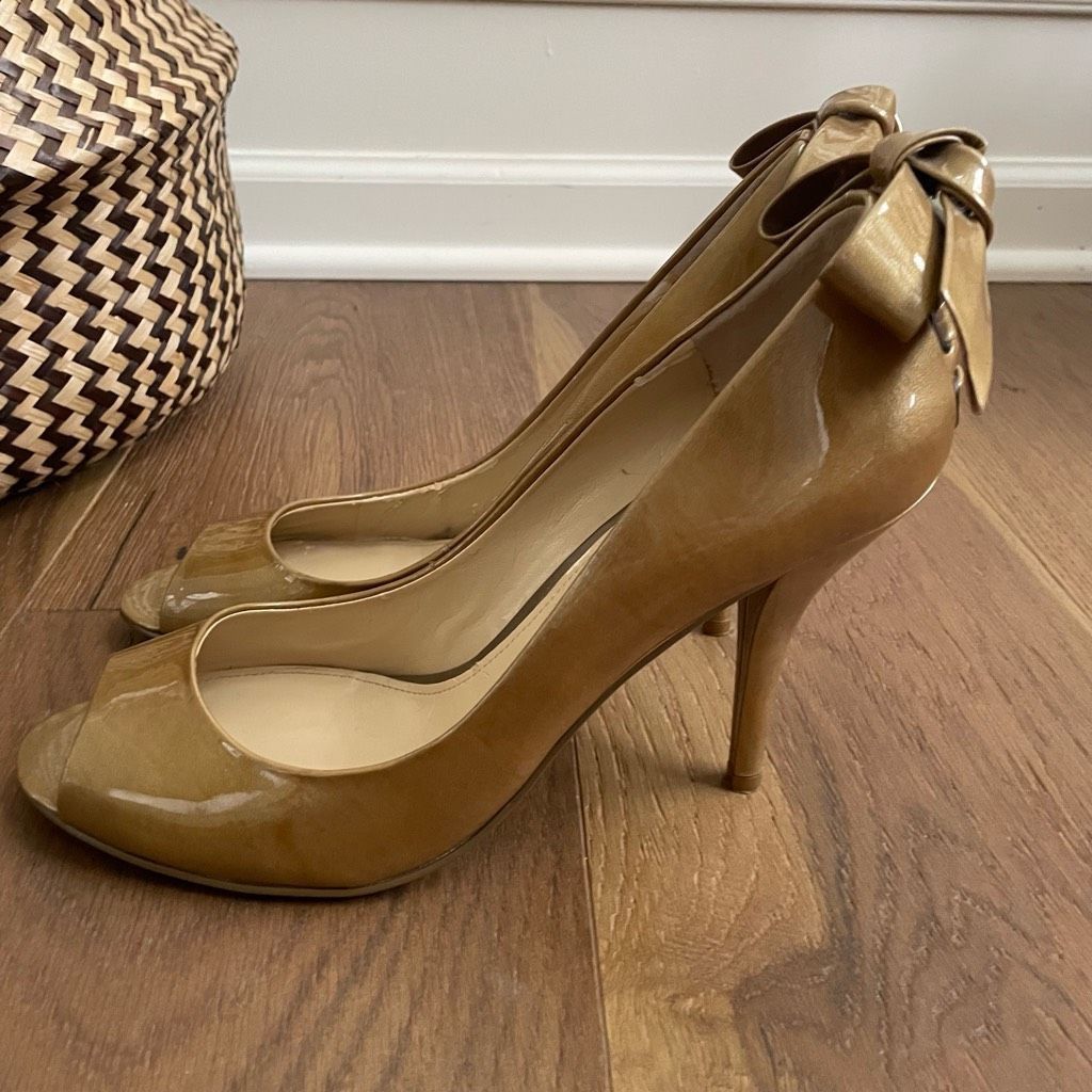 Other Enzo Angiolini Eamistle Natural Nude Champagne Patent Leathe Size US 10 / IT 40 - 3 Thumbnail