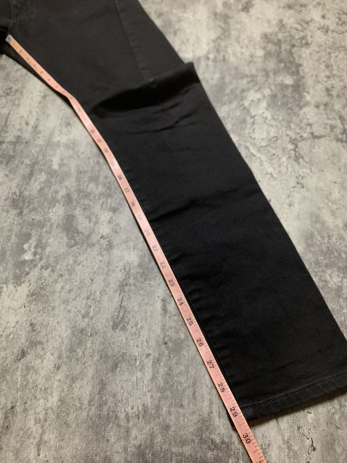 Edwin Edwin E Function Banana Cut Black Slim Jeans Vkei Style Size US 32 / EU 48 - 15 Thumbnail