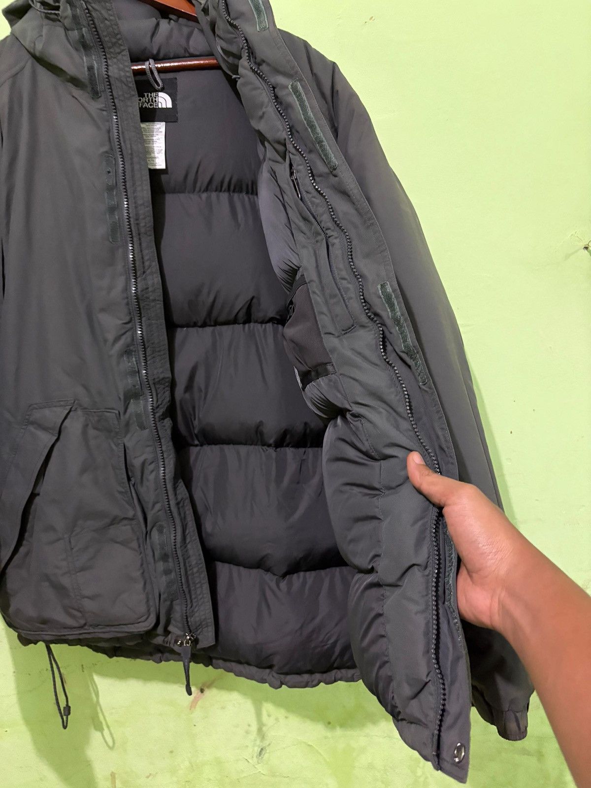 The North Face Vintage The north face Puffer Jacket Design with Hoodie Size US XL / EU 56 / 4 - 5 Thumbnail