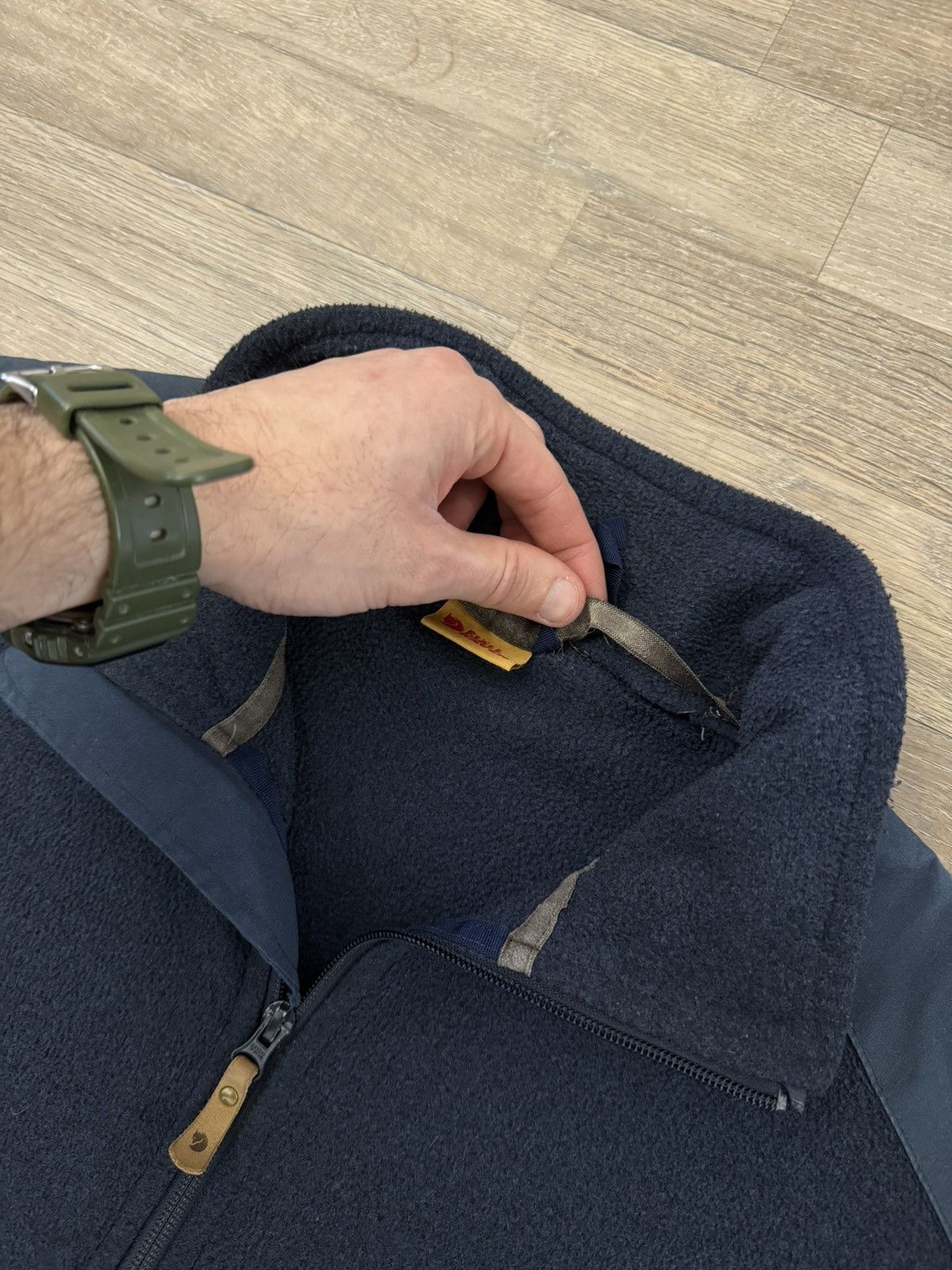 Fjallraven Fjallraven Sten Navy Outdoor Gorpcore Fleece Jacket Size US L / EU 52-54 / 3 - 7 Thumbnail