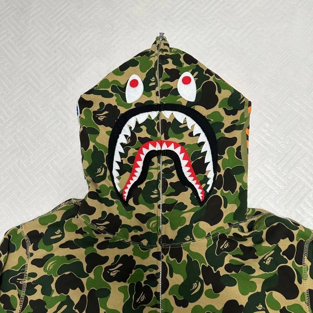 Bape BAPE CAMO SHARK FULL ZIP HOODIE Size US XL / EU 56 / 4 - 2 Thumbnail