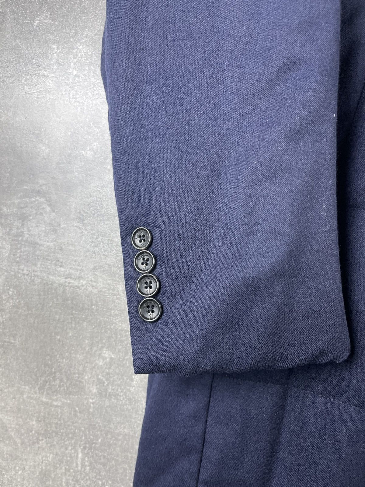 Montecore Montecore Luxury Navy Down Zip Button Quilted Coat Jacket Size US L / EU 52-54 / 3 - 9 Thumbnail