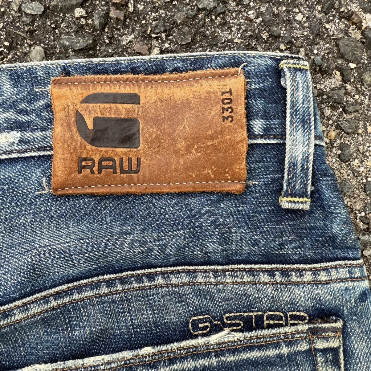 G-Star VINTAGE G STAR ITALY BUTTON FLY FADED JEAN DENIM PANTS Size US 35 - 13 Thumbnail