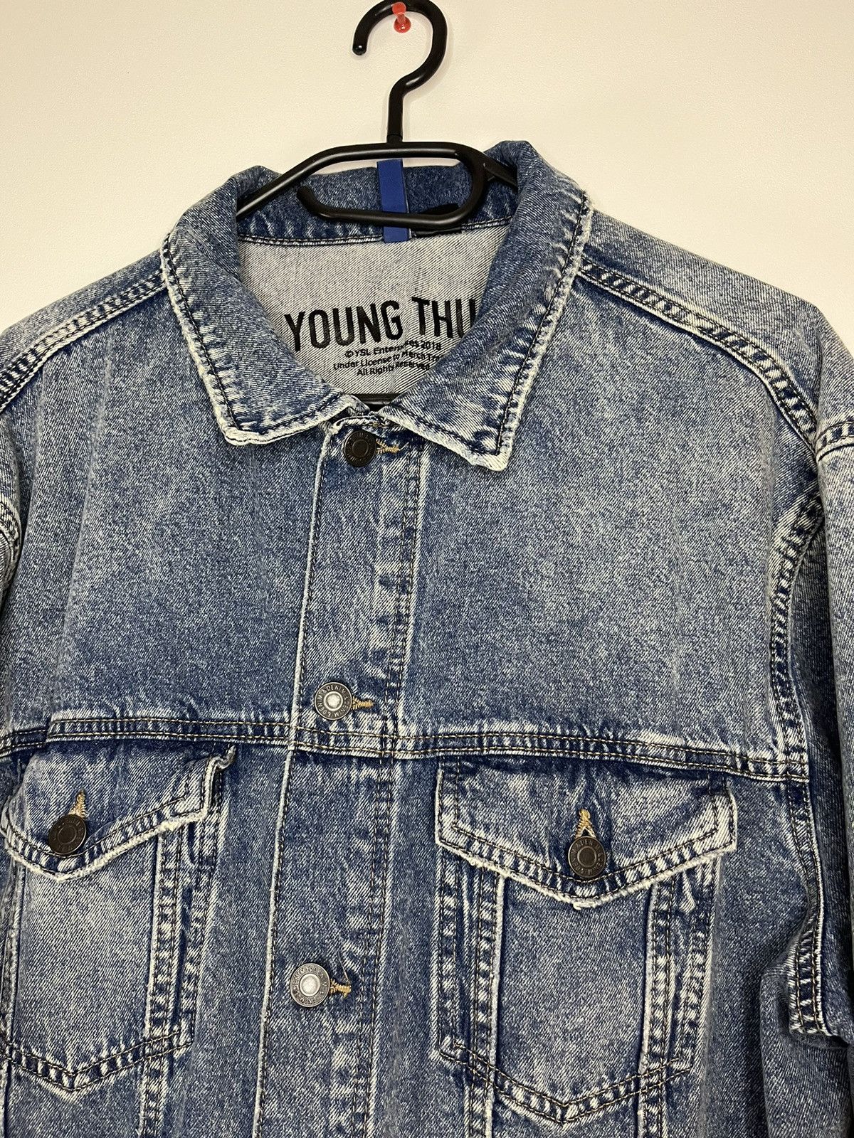 H&M × Vintage × Young Thug Young Thug 2018 Limited Denim Jacket Size US XL / EU 56 / 4 - 4 Thumbnail