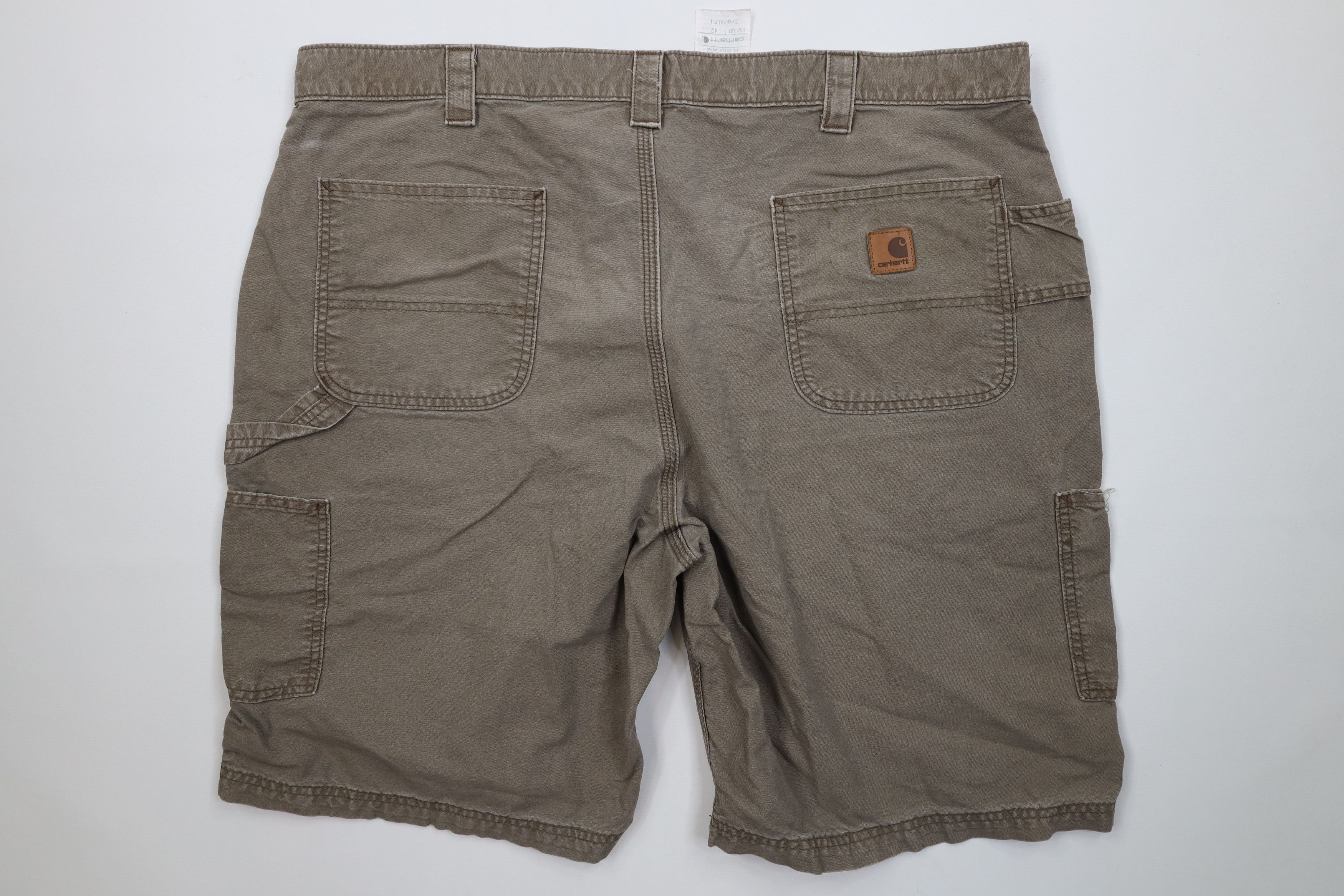Carhartt Vintage Y2K Carhartt Spell Relaxed Fit Shorts Light Brown Size US 42 / EU 58 - 9 Thumbnail