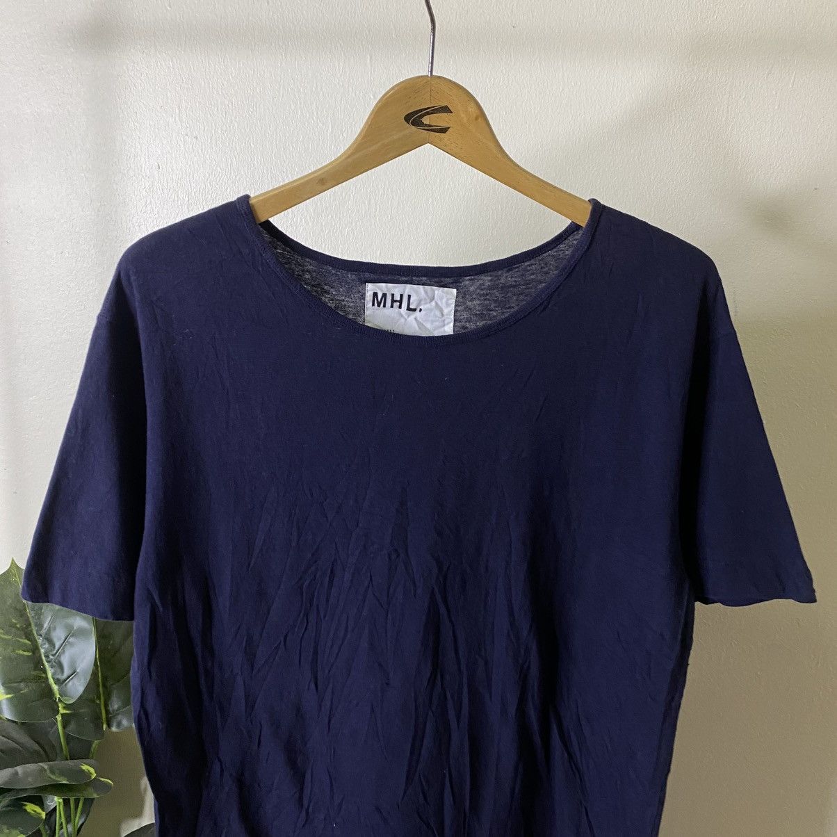 Margaret Howell MHL Navy Blank T Shirt Size US L / EU 52-54 / 3 - 2 Thumbnail