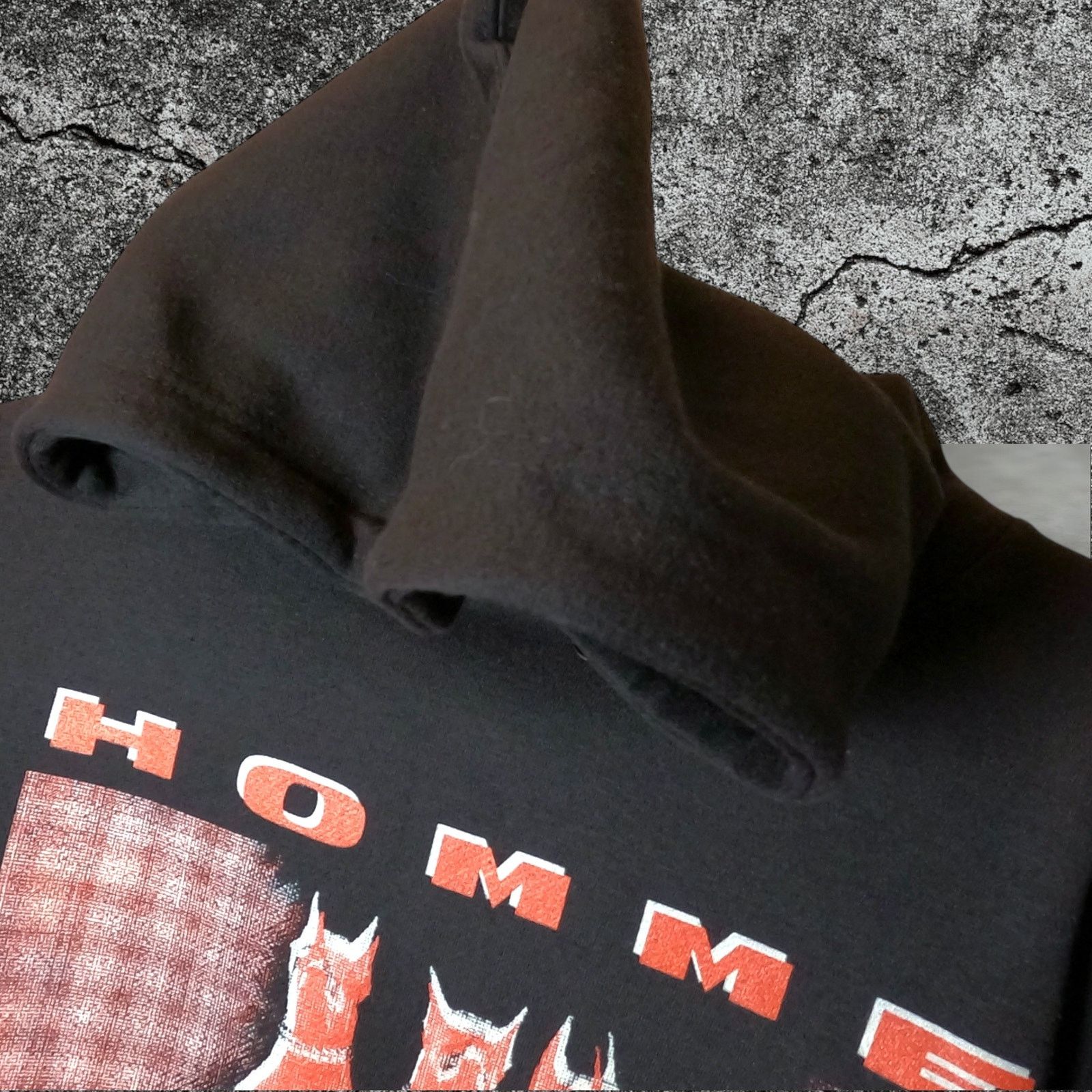 Homme + Femme La •NEW• Homme+Femme LA • Doberman Triplets Black Hoodie • MED Size US M / EU 48-50 / 2 - 6 Thumbnail