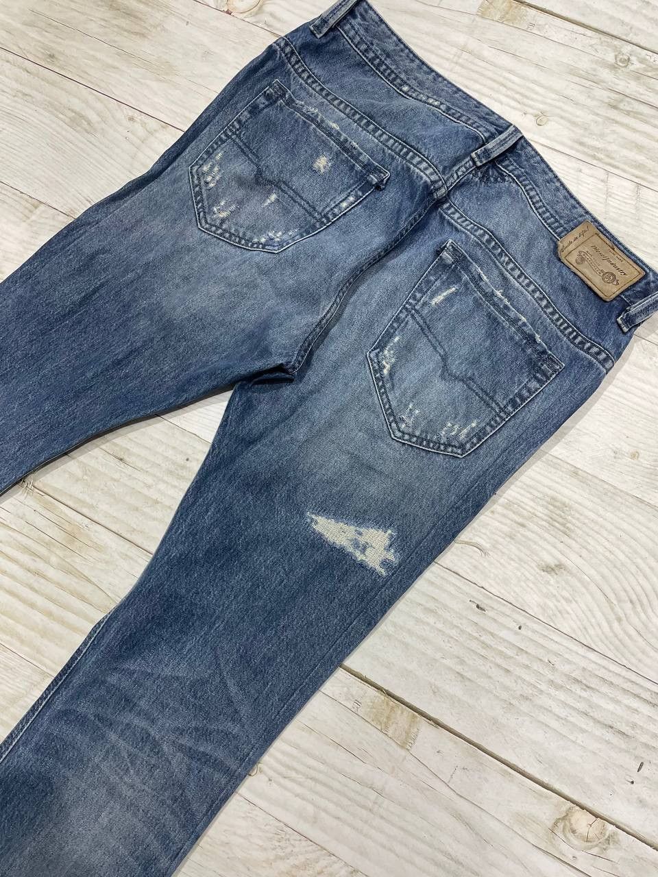 Diesel Diesel Thavar Slim Skinny Denim Jeans Distrissed Y2K Size US 34 / EU 50 - 15 Thumbnail