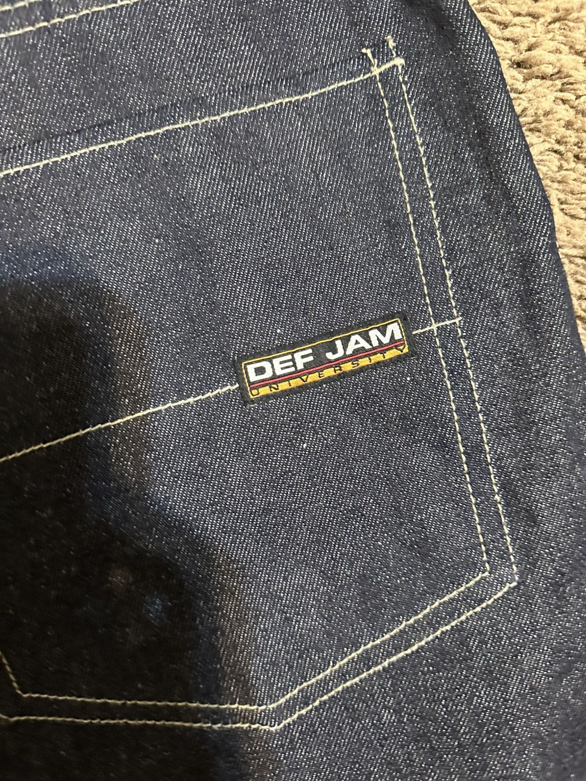 Nike Vintage Def Jam University “triple denim” pants 34x33 Size US 34 / EU 50 - 3 Thumbnail