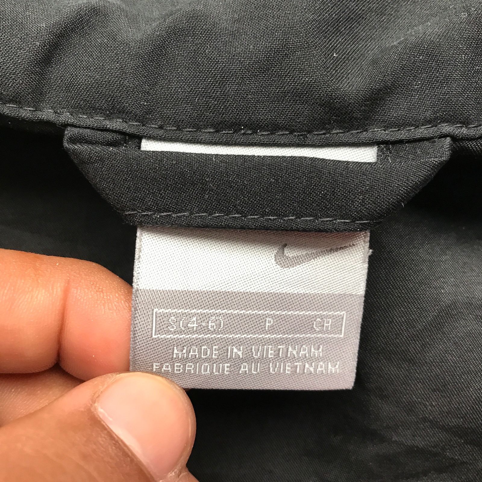Nike Vintage Y2K Nike Lined Track Jacket Womens Small Black White Size S / US 4 / IT 40 - 3 Thumbnail