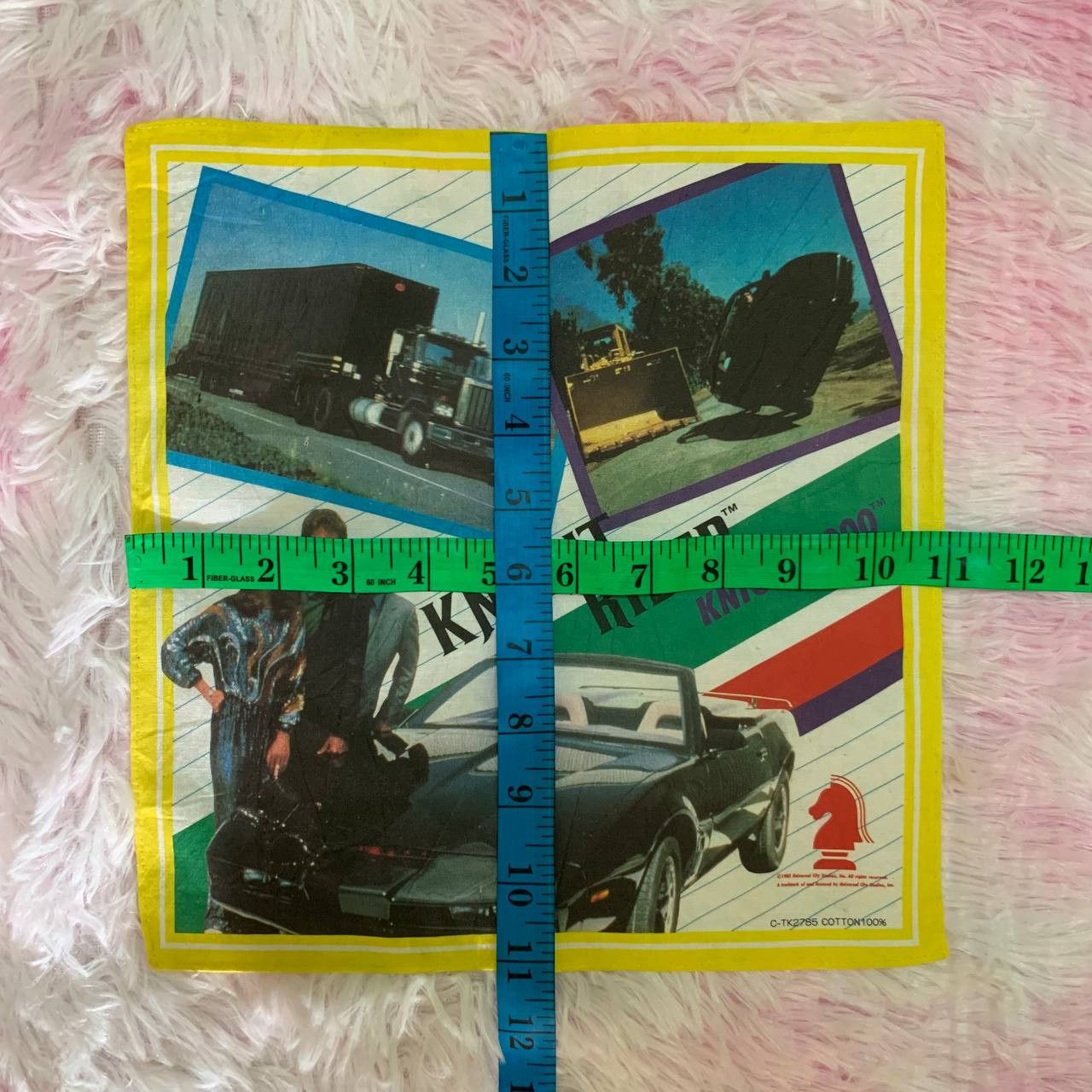 Vintage Vintage 1982 Knight Rider Knight2000 Handkerchief Bandana Size ONE SIZE - 3 Thumbnail