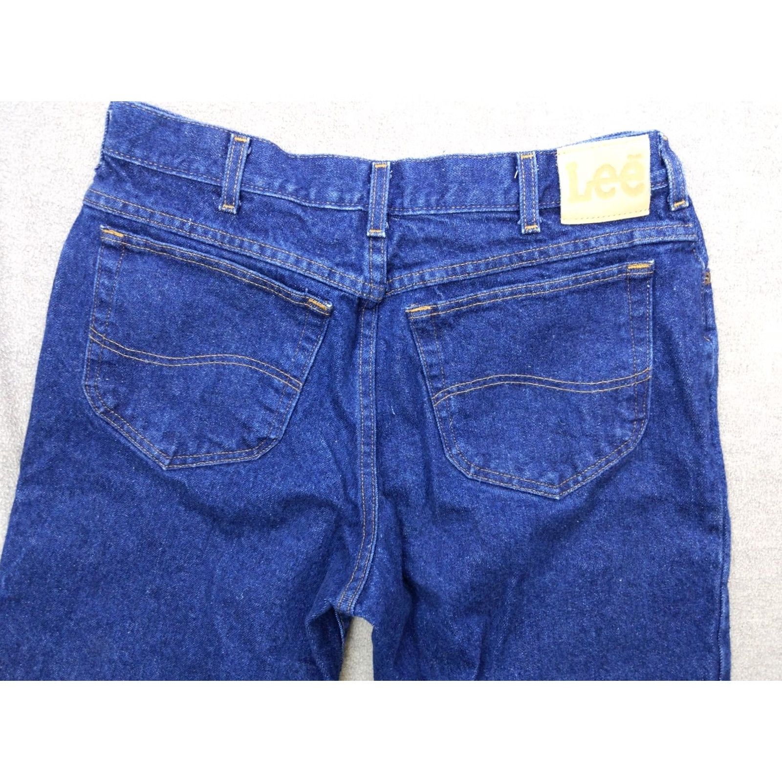 Lee VINTAGE Lee Jeans Mens 36 Blue Indigo Heavy Denim Straight Leg 5 Pocket Vtg Size US 36 / EU 52 - 4 Thumbnail
