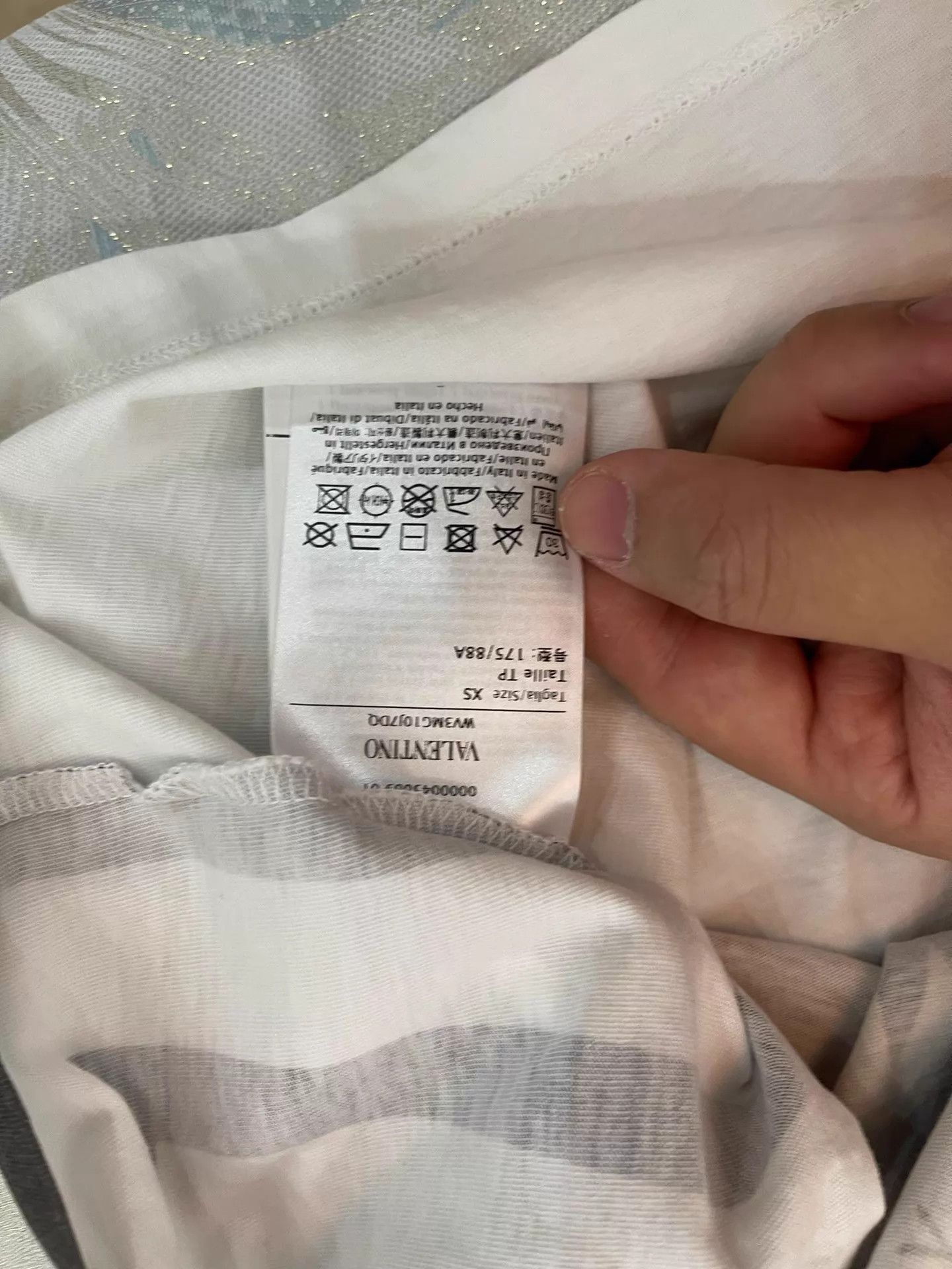 Valentino Valentino All Logo Cotton Oversize T (xs→XL) W2x White Size US XS / EU 42 / 0 - 5 Thumbnail