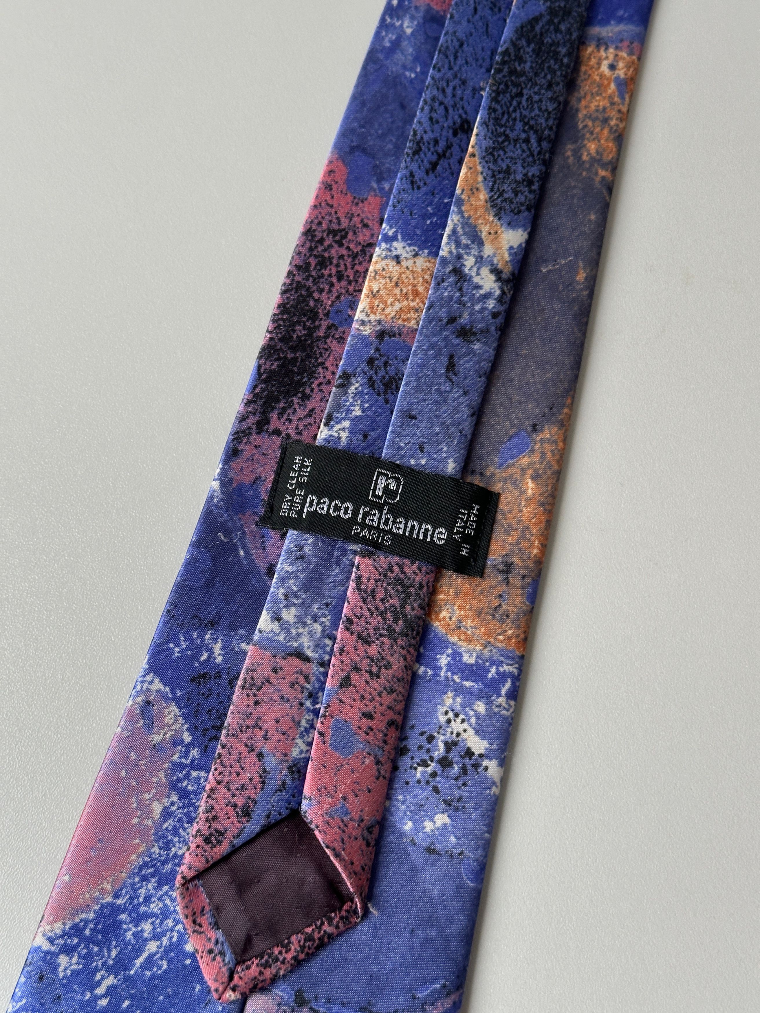 Vintage Paco Rabbane Silk Tie Size ONE SIZE - 4 Thumbnail