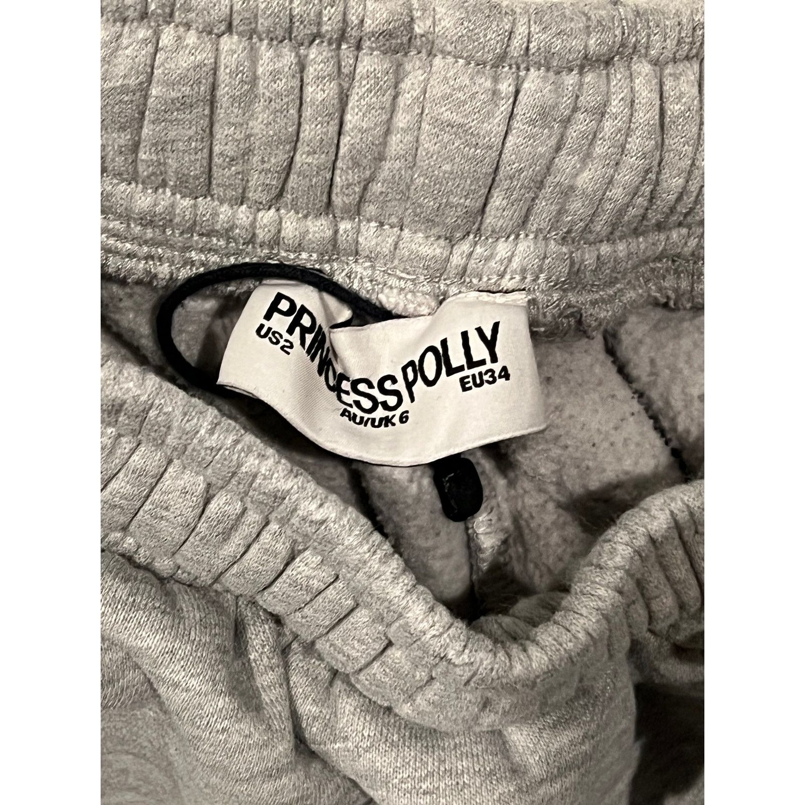 PRINCESS POLLY Princess Polly Gray Wideleg Sweatpants Womans Size 2 Size 25" / US 0 / IT 36 - 3 Thumbnail