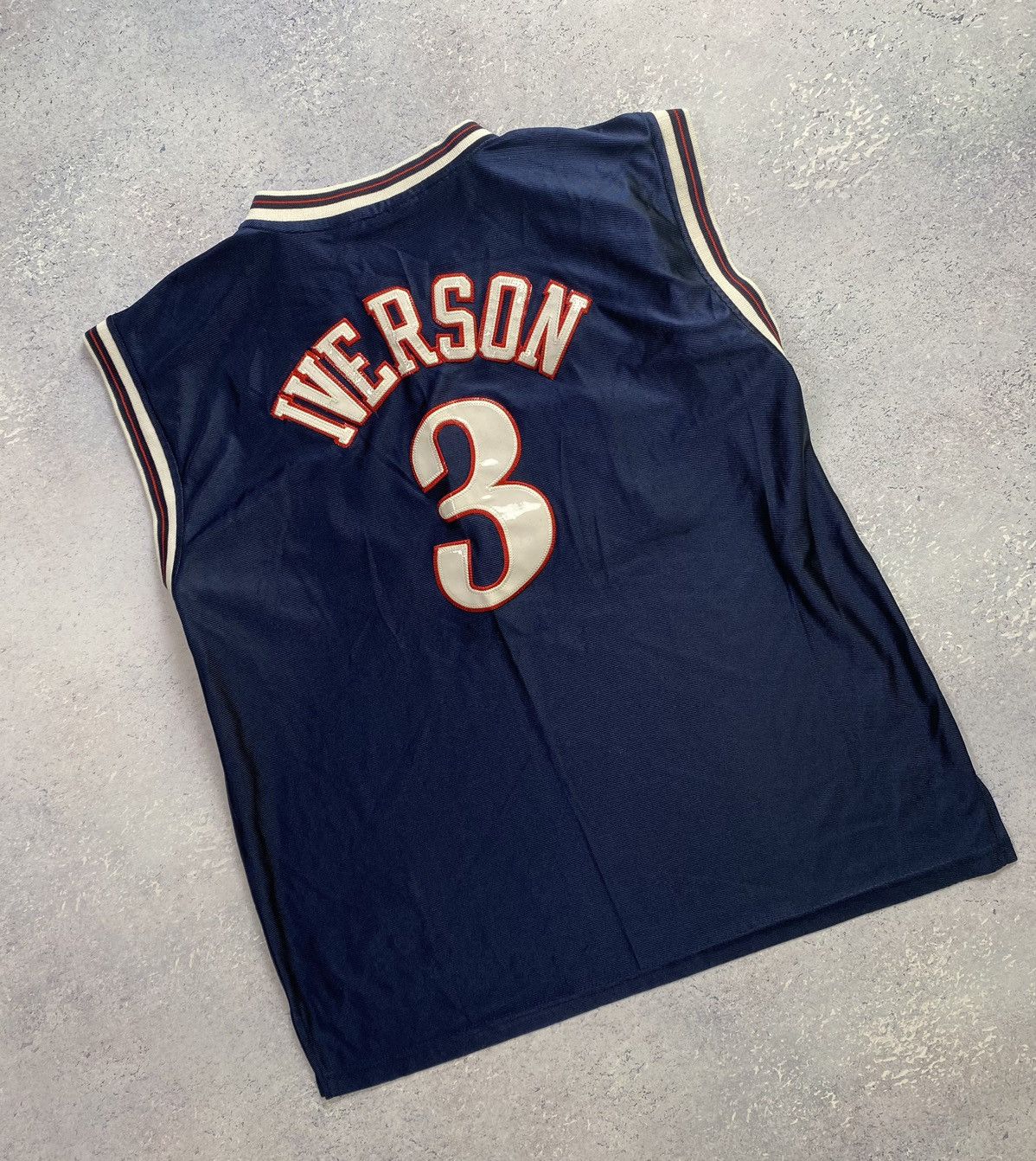 NBA Harwood Classic NBA Sixers Iverson #3 Jersey Size US XL / EU 56 / 4 - 6 Thumbnail