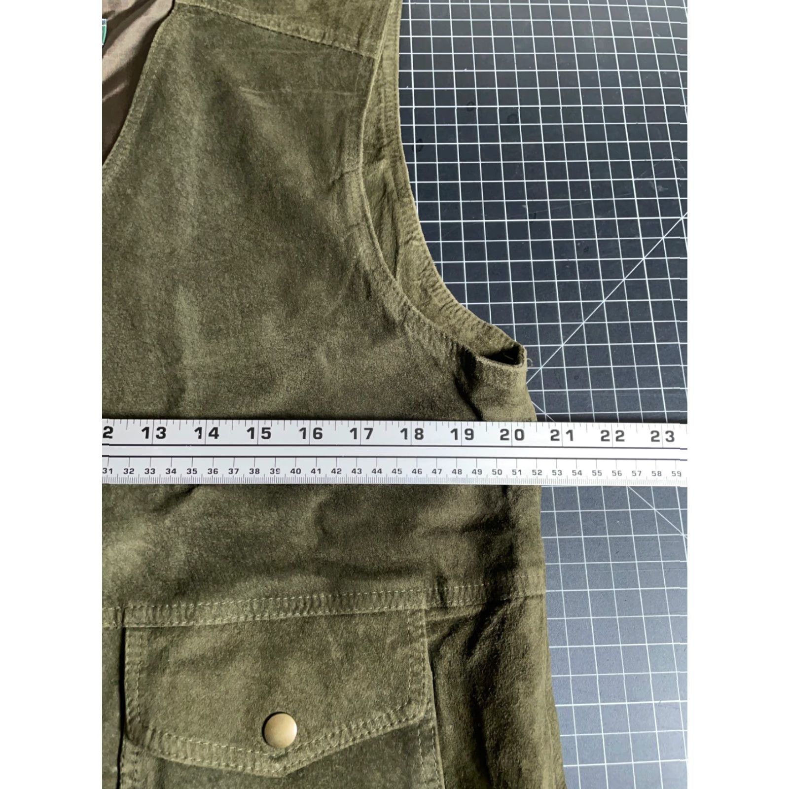 Vintage VINTAGE Jax Pig Suede Vest Women's 6 / Medium Green Canada Made Biker Outdoor Zip Up VTG Size M / US 6-8 / IT 42-44 - 5 Thumbnail