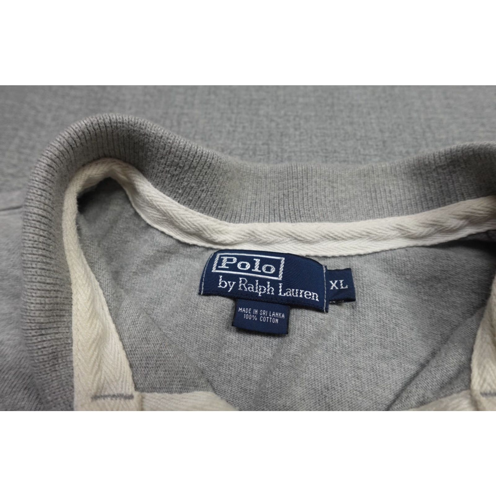Ralph Lauren Ralph Lauren Polo Polo Shirt Mens XL Gray Crest Logo Stretch Retro Vintage Polo Ralph Lauren Rugby Polo Mens XL Gray Crest Logo Stretch Retro Size US XL / EU 56 / 4 - 3 Thumbnail