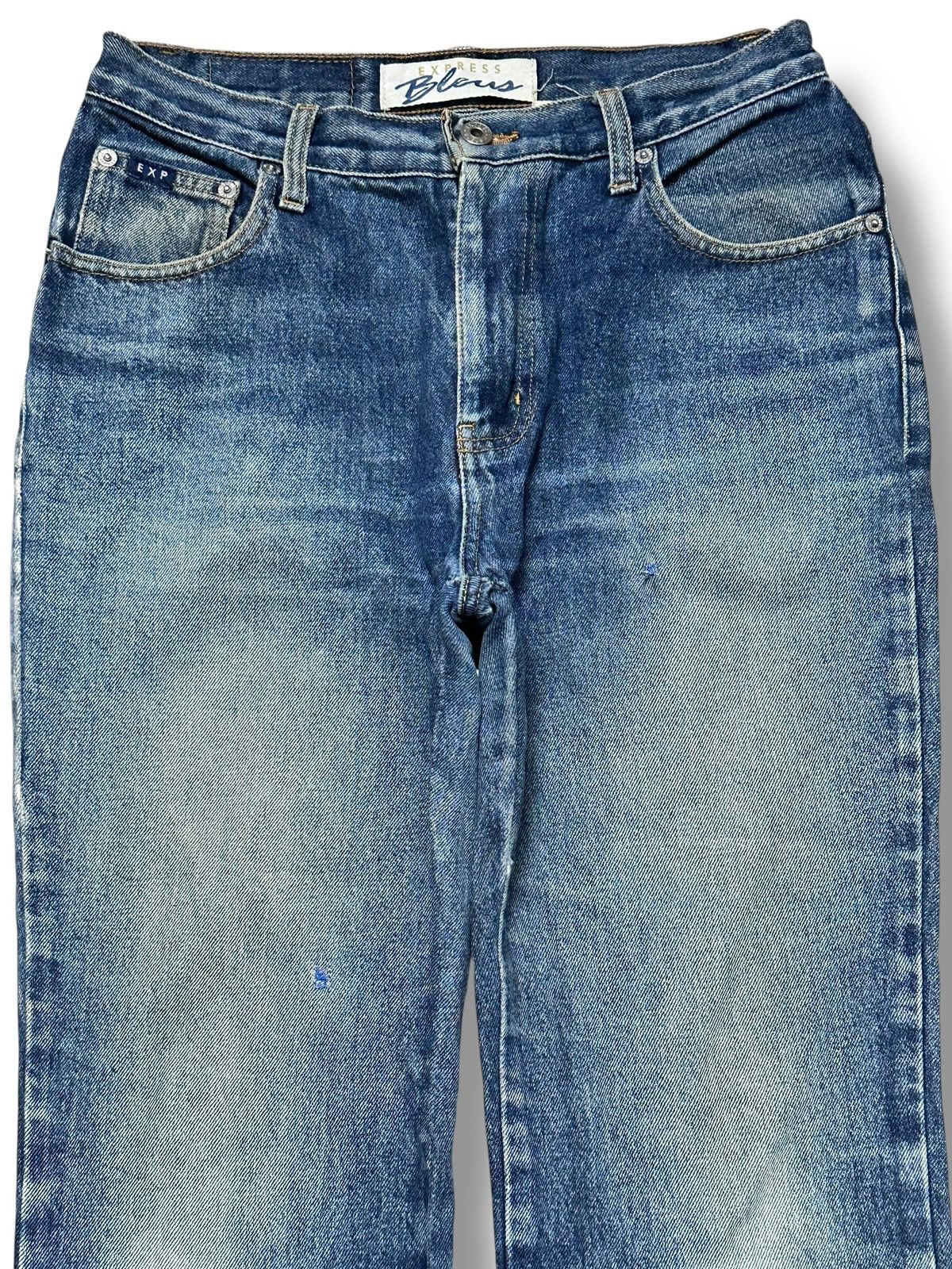 Express Express Vintage With Straight Loose Style and Faded Wash Size US 31 - 3 Thumbnail