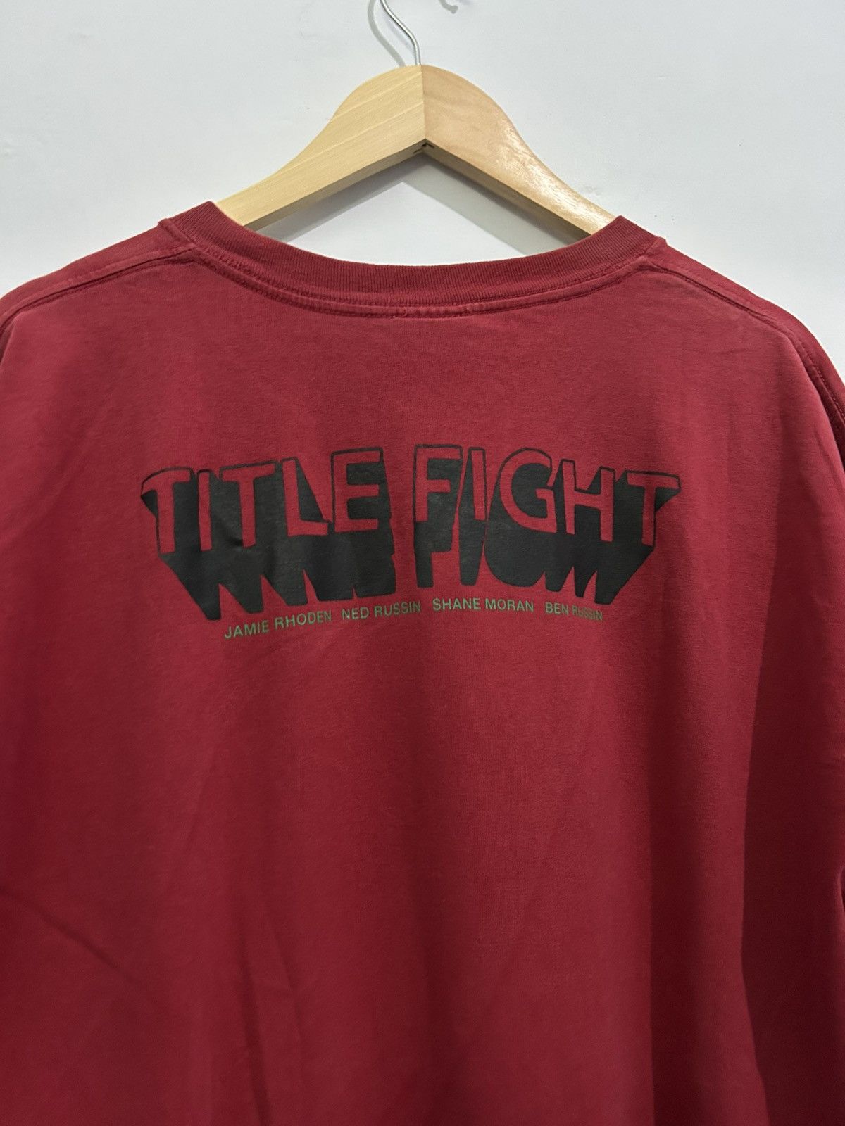 Band Tees title fight murder all your memory white tshirt size XL Size US XL / EU 56 / 4 - 5 Thumbnail