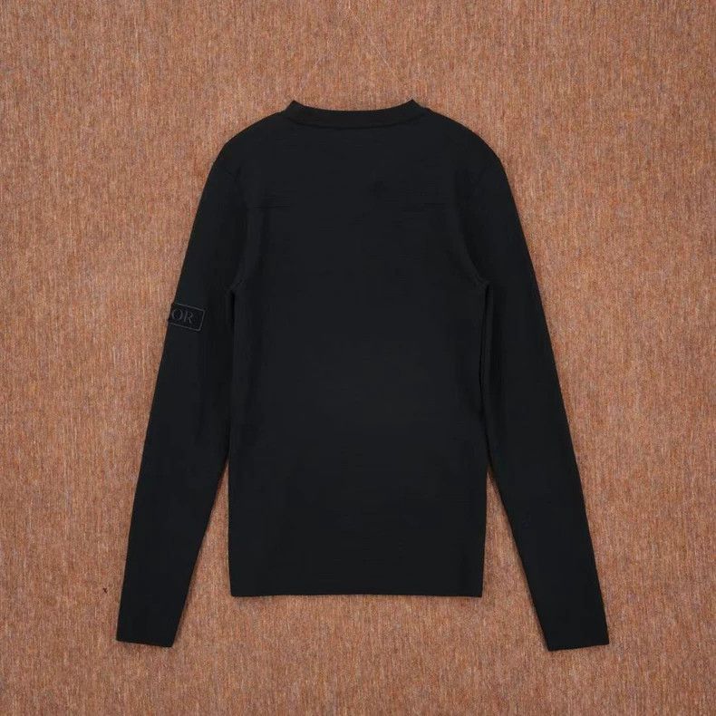 Dior Dior Embroidered Cuff Wool Sweater Size US XS / EU 42 / 0 - 2 Thumbnail