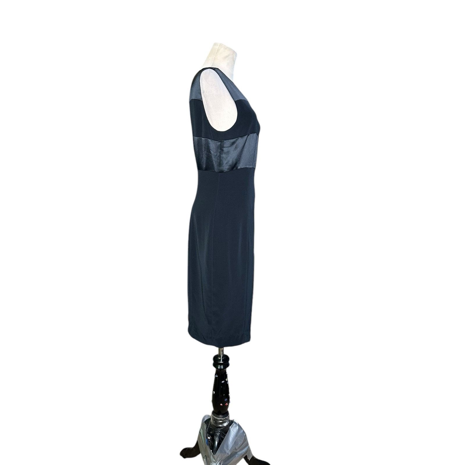 Jones New York JONES NEW YORK black sheath cocktail dress size 10 Size L / US 10 / IT 46 - 8 Thumbnail
